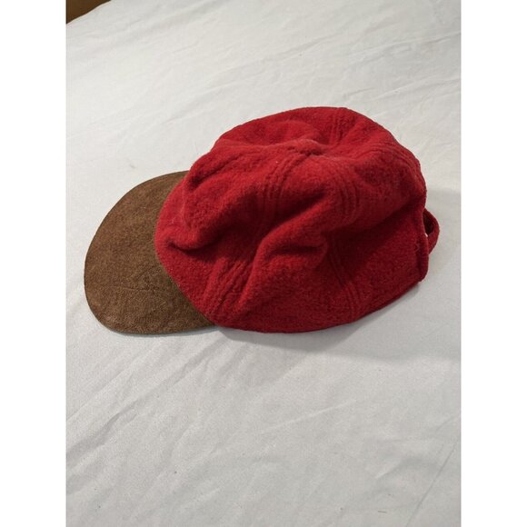 Vintage Gap Hat Baseball Cap Strap Back Wool Crown Red Suede Body Adult O/S - Picture 3 of 10
